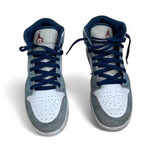 Air Jordan 1 Mid SE GS “French Blue/Fire Red” – Youth 6.5Y – Used